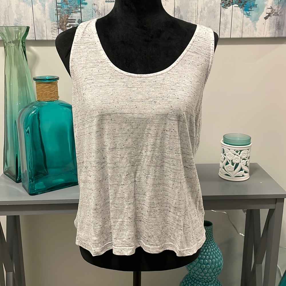 Racer back grey tee…perfect for summer